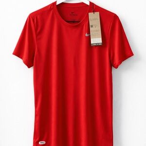 Nike Dri-FIT Training Tee Red Size Small NWT Athletic Workout Top